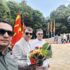 Независниот синдикат на полицијата положи свежо цвеќе на Мечкин камен (ГАЛЕРИЈА)